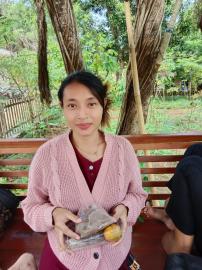 Tim PMT Kalurahan Sidoharjo ( TIM 18 ) menyalurkan PMT bumil bermasalah gizi hari yang ke 83